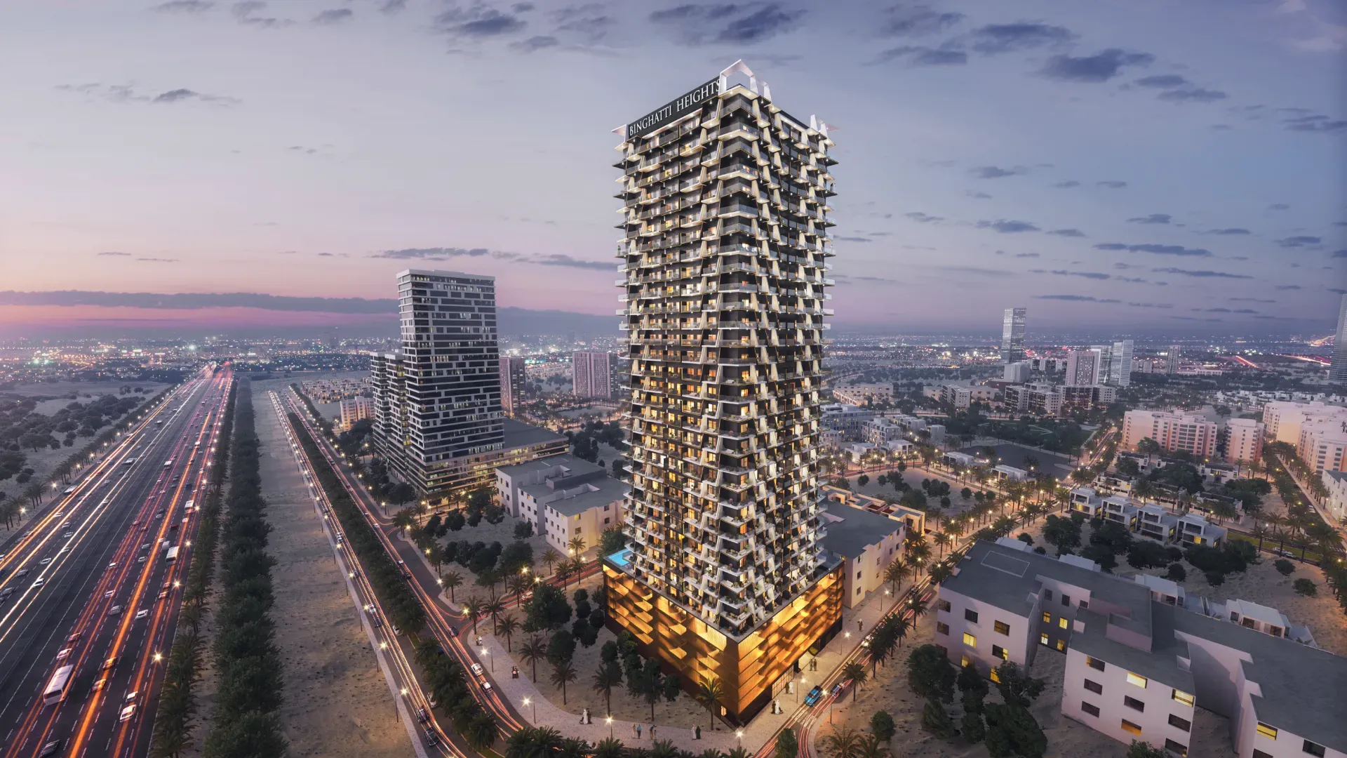New homes project Binghatti Heights