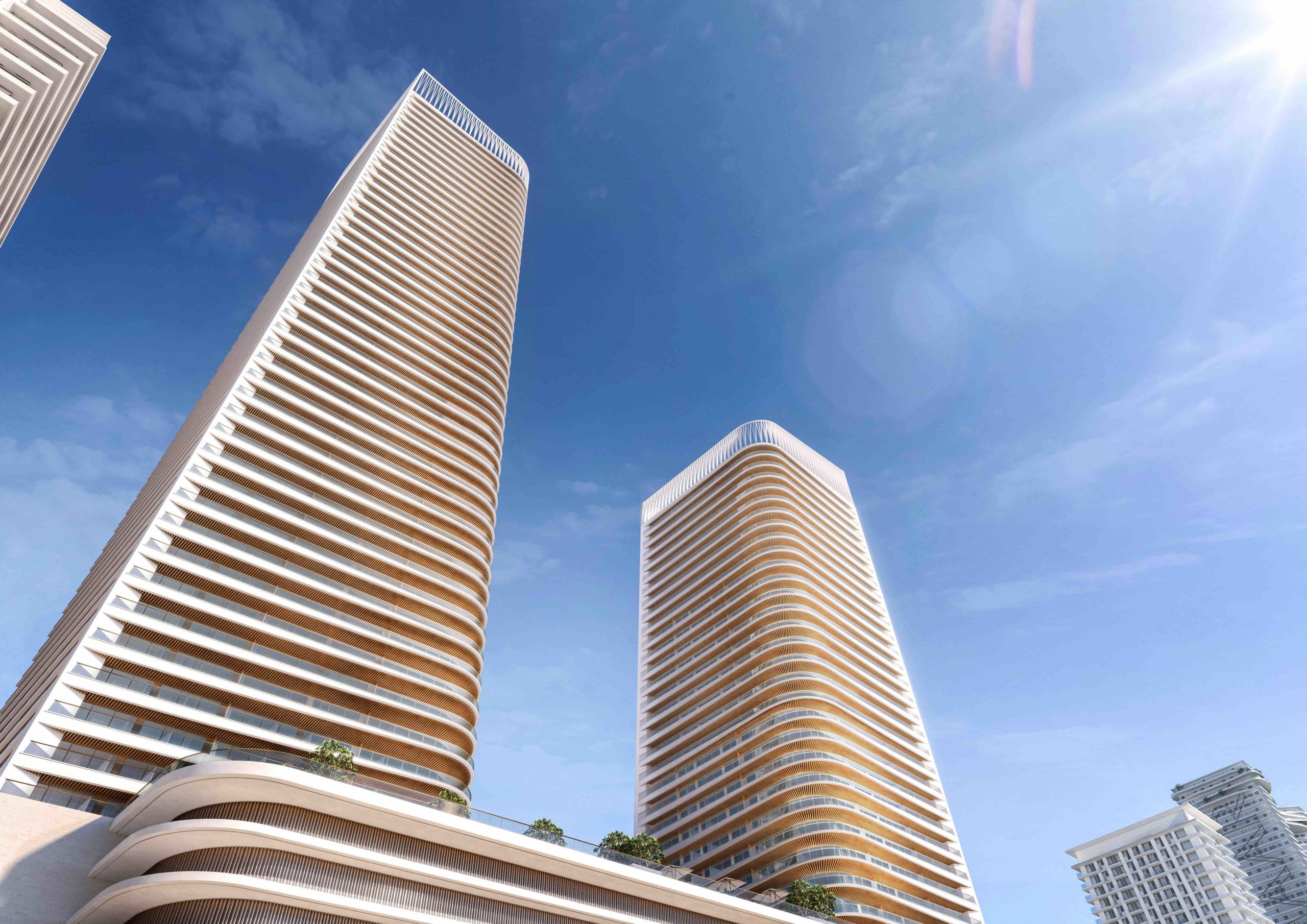 New homes project Grand Bleu Tower by Emaar