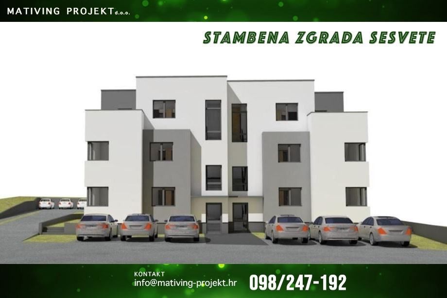 Novogradnja stanovi Stambeni projekt Sesvete