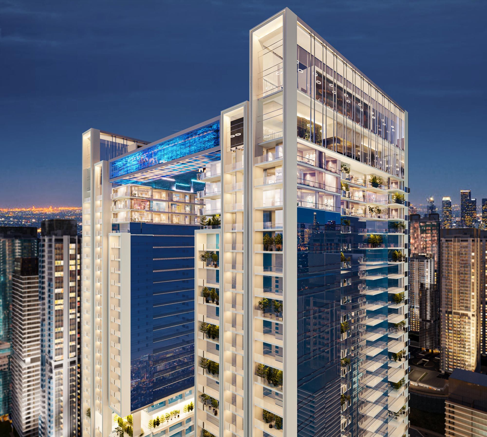 New homes project Sky Villas Danube Viewz
