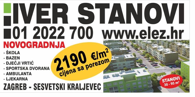 Novogradnja stanovi Iver II