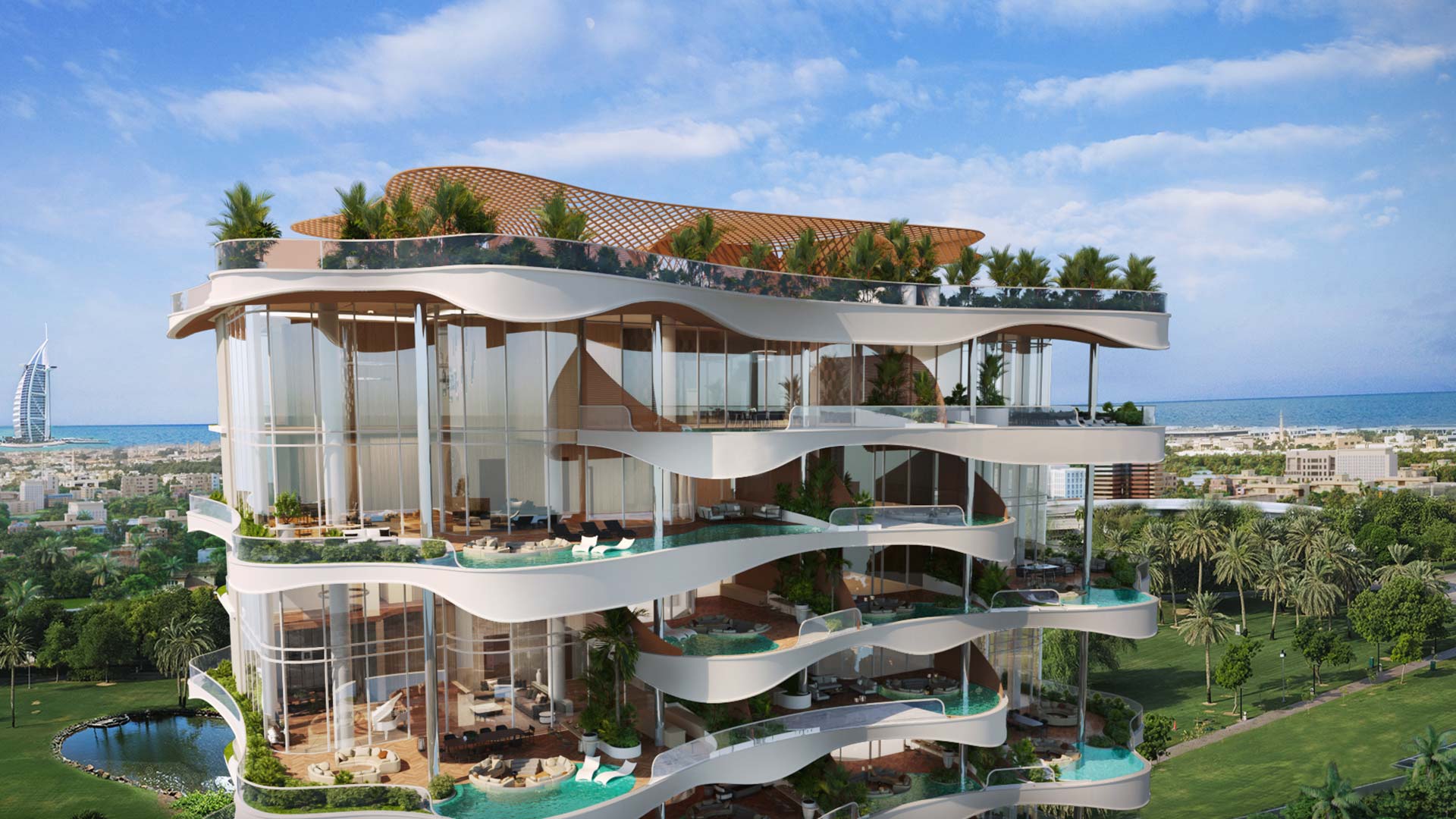 New homes project One Canal Residences, Dubai Water Canal
