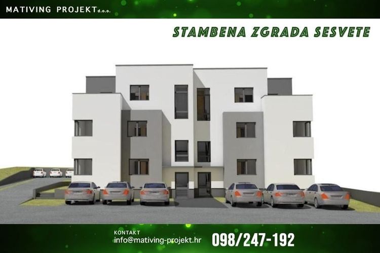Novogradnja stanovi Stambeni projekt Sesvete