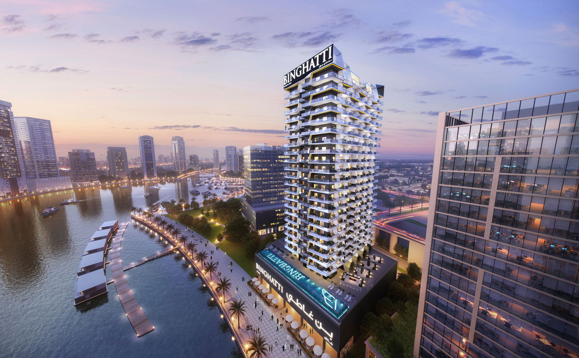 New homes project Binghatti Canal