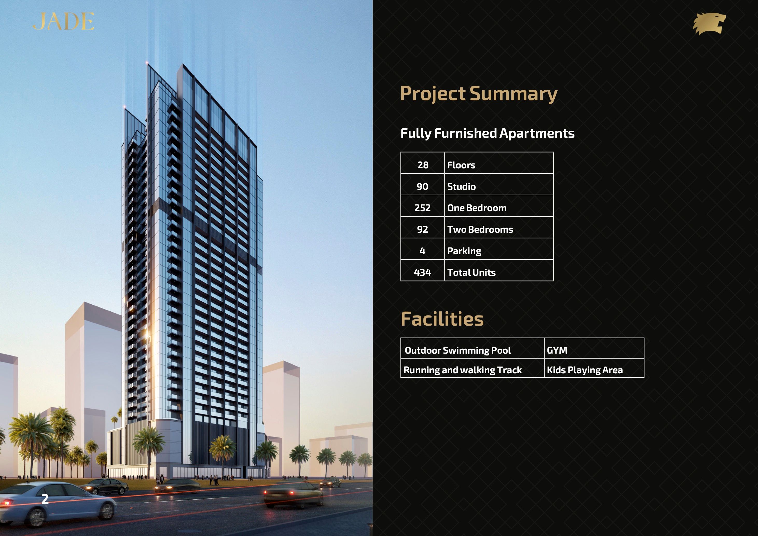 New homes project Jade Tower