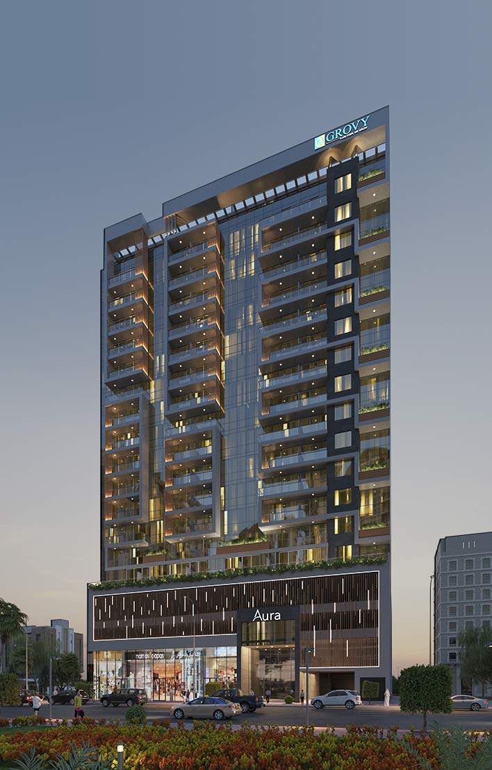 New homes project Aura by GROVY, JVC