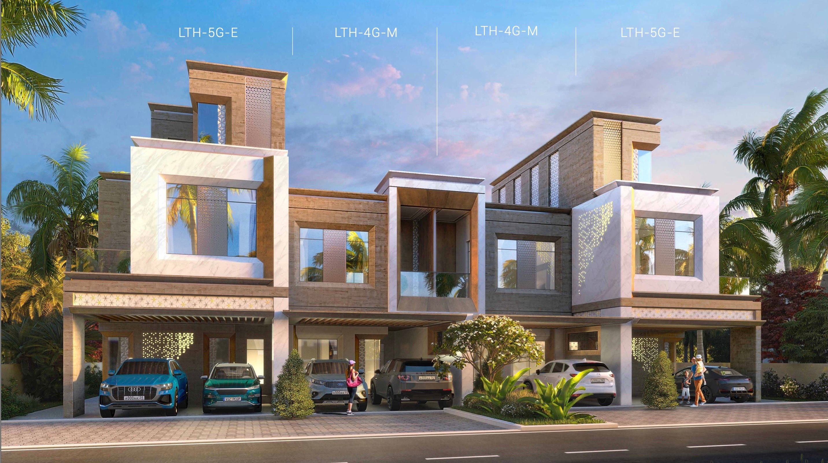 New homes project Monte Carlo at Damac Lagoons