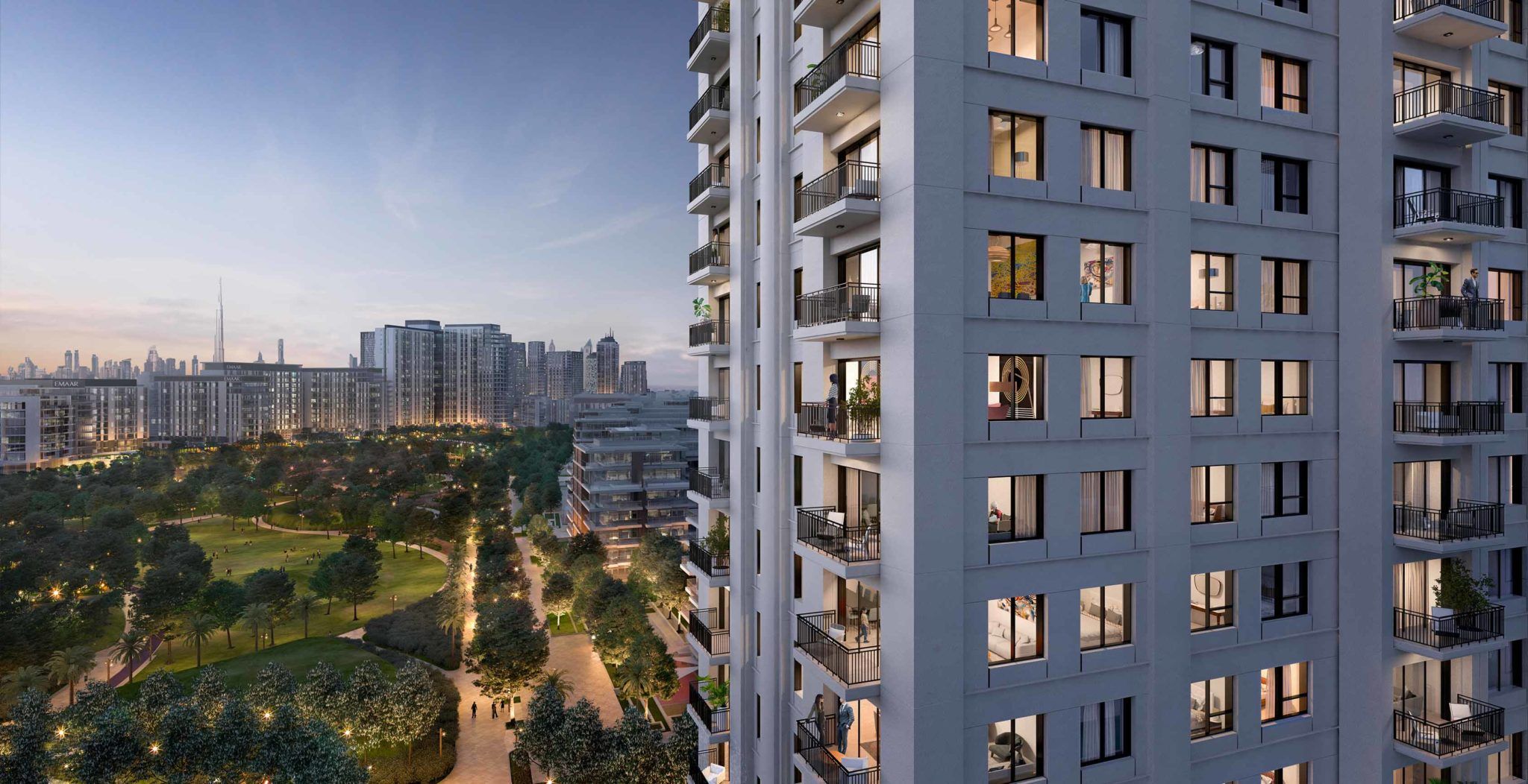 New homes project Park field at Dubai Hills