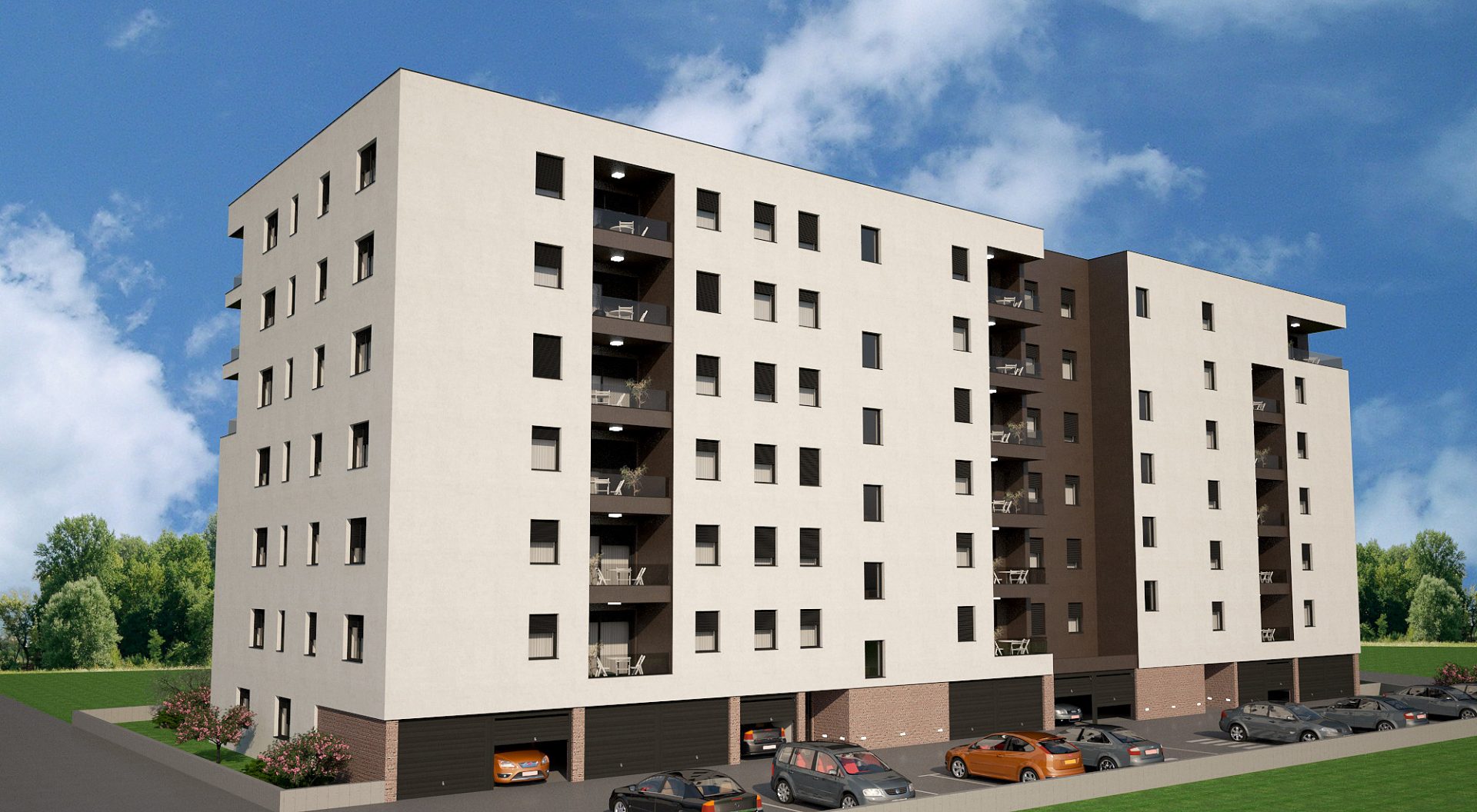 Novogradnja stanovi Wohnbau Projekt Špansko