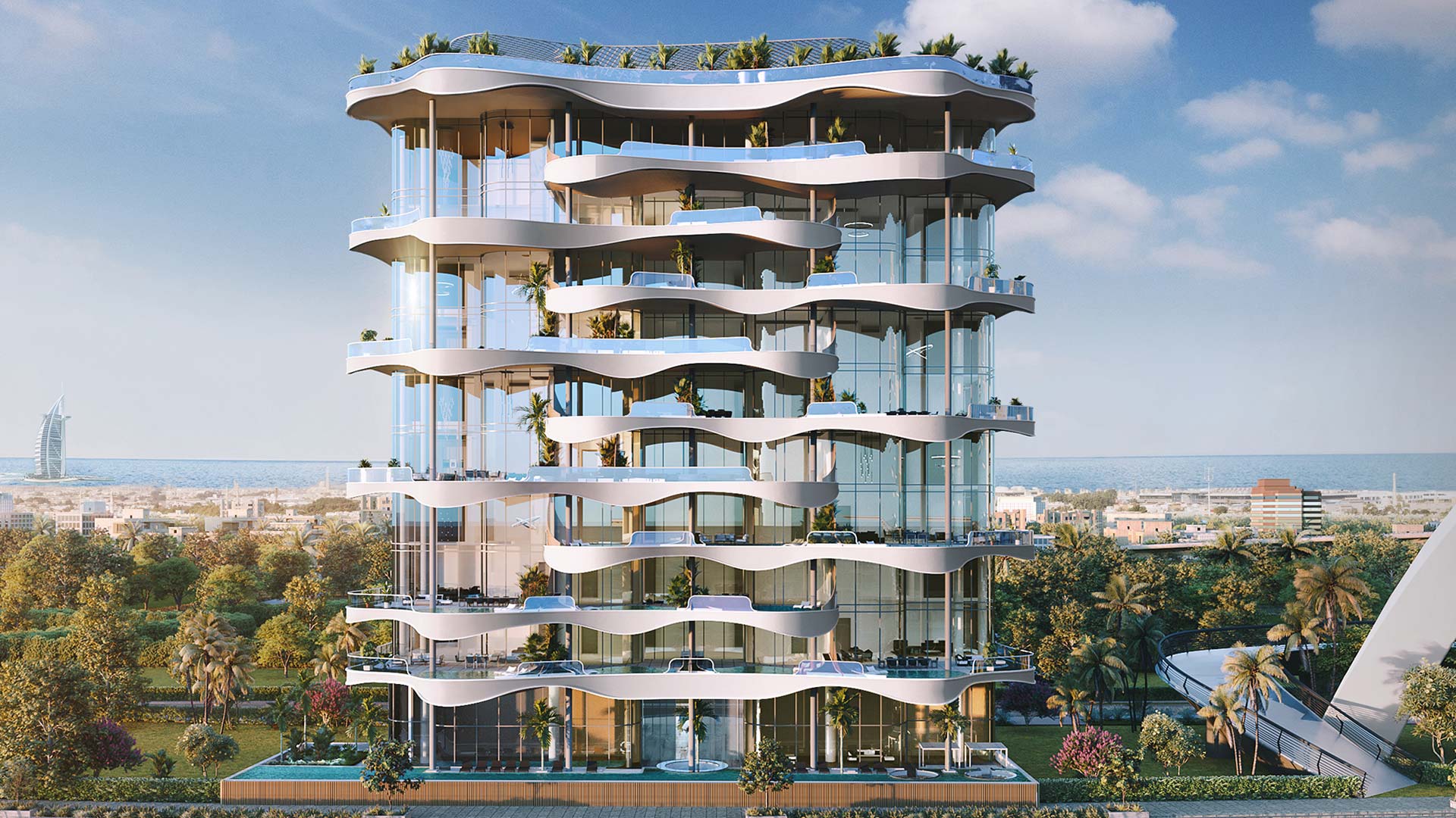 New homes project One Canal Residences, Dubai Water Canal