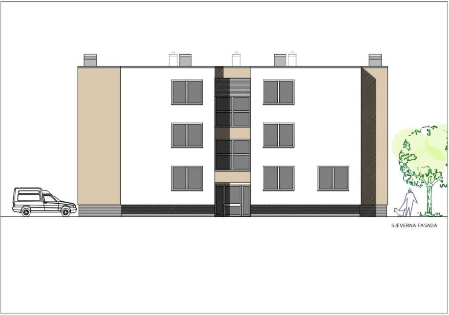 Novogradnja stanovi Projekt Vrbovec 2