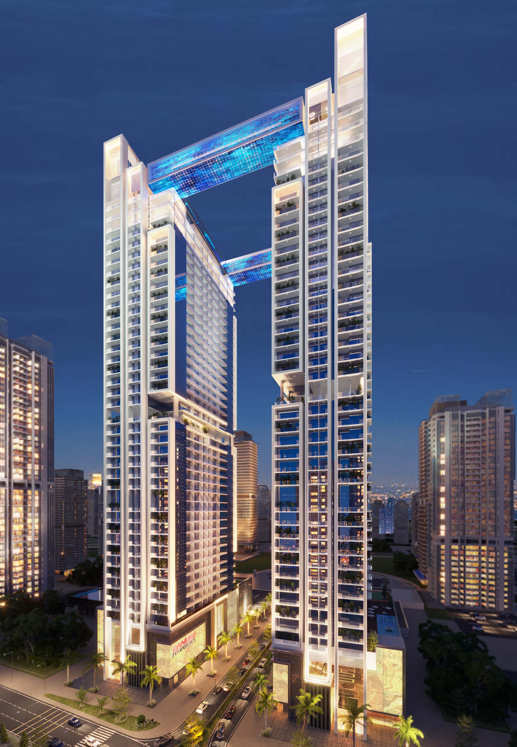 New homes project Sky Villas Danube Viewz