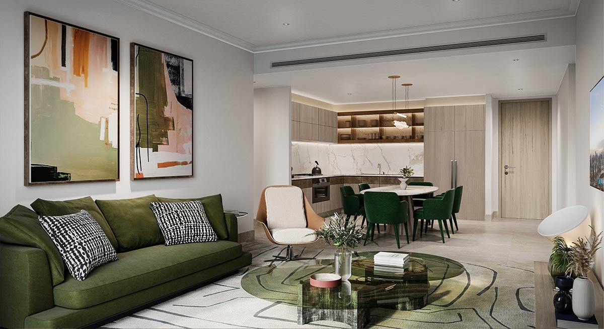 New homes project St. Regis Residences, Downtown Dubai