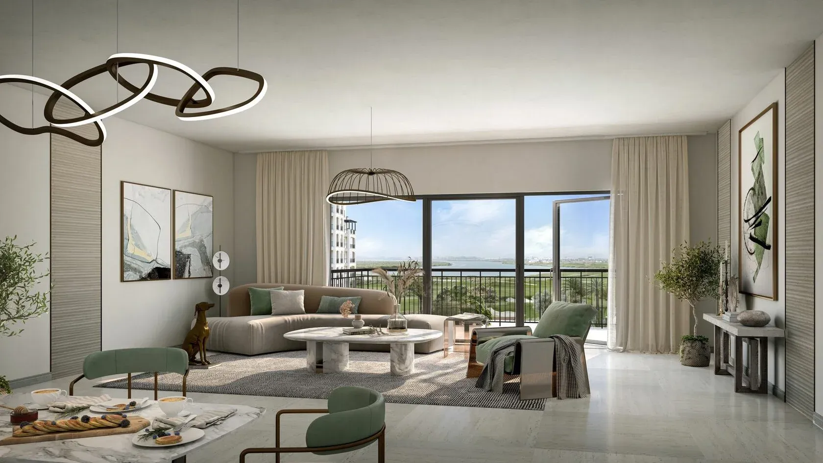 YAS golf collection, ABU DHABI · Aldar Properties Render 5
