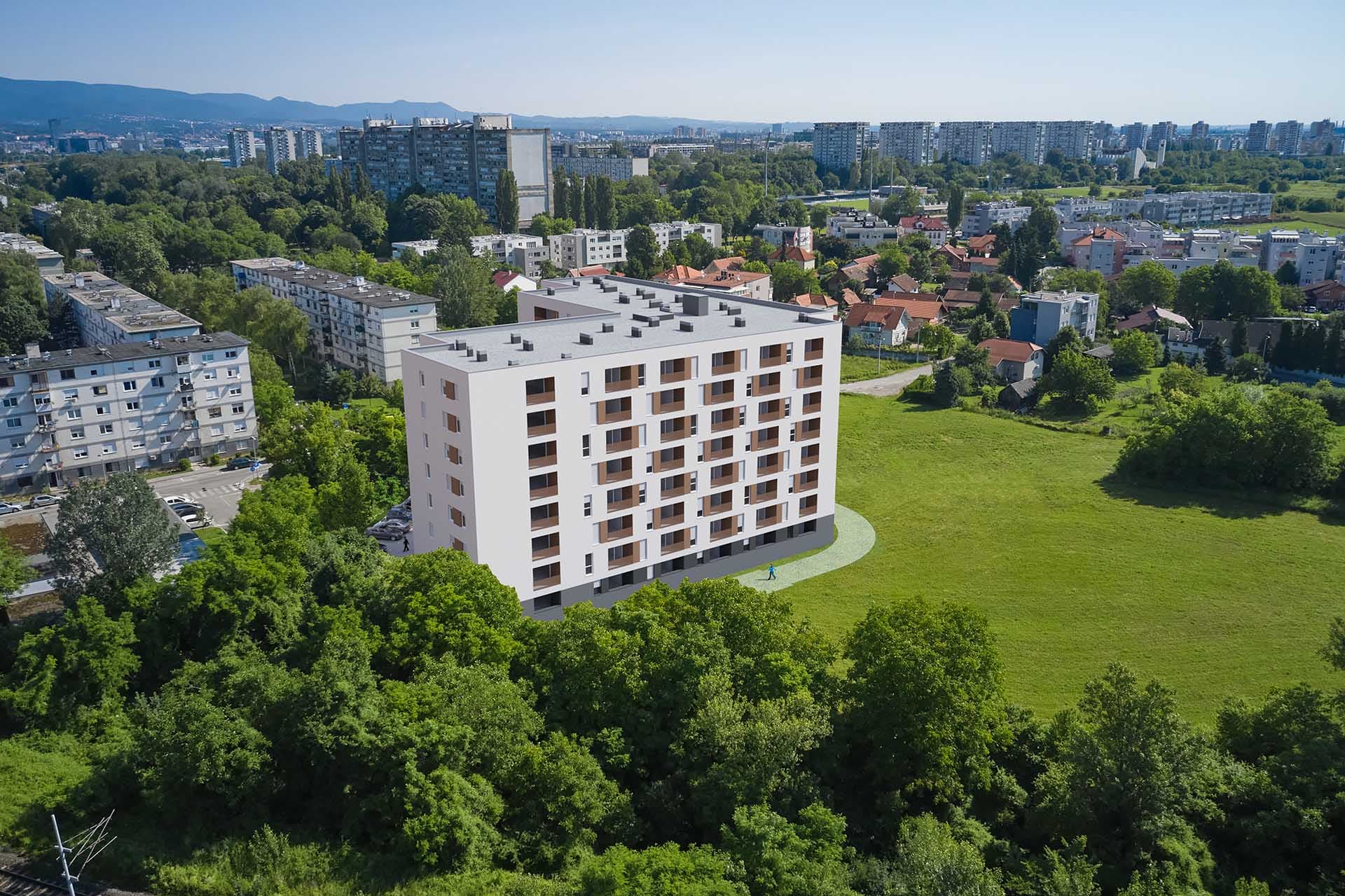 Projekt Trnsko, Novi Zagreb · Domograd d.o.o. Render 5