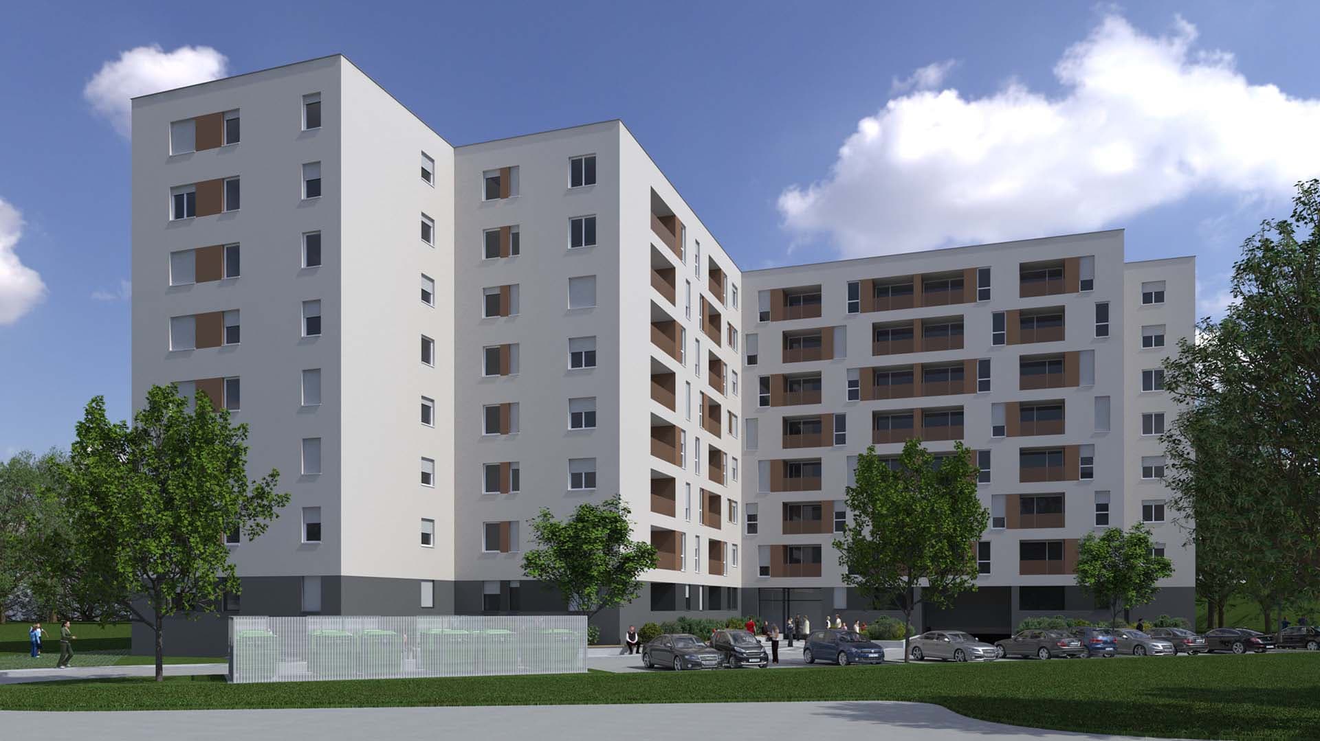 Projekt Trnsko, Novi Zagreb · Domograd d.o.o. Render 2