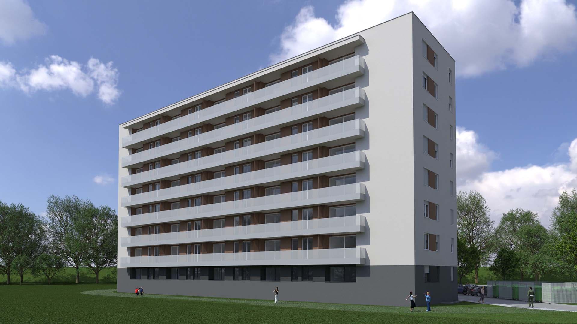 Projekt Trnsko, Novi Zagreb · Domograd d.o.o. Render 4