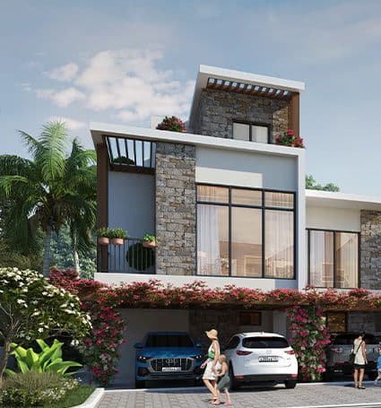 Ibiza Townhouse, Damac Lagoons · DAMAC Properties Render 4