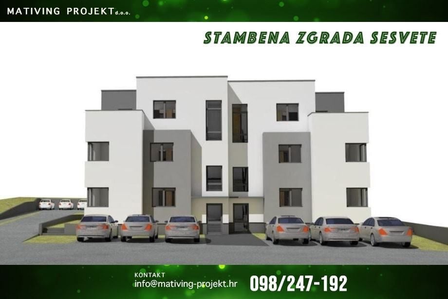 Novogradnja stanovi Stambeni projekt Sesvete