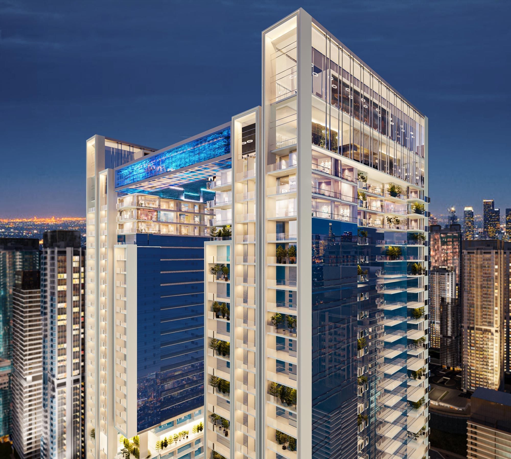New homes project Sky Villas Danube Viewz