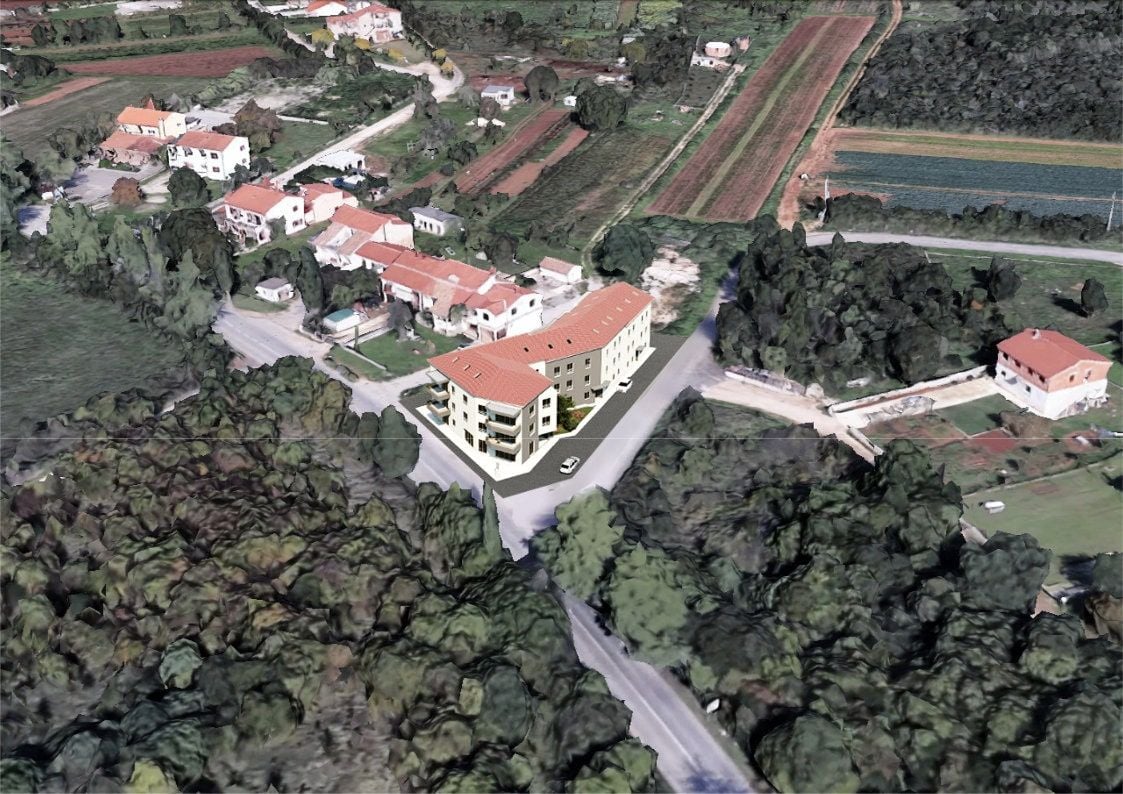 Novogradnja stanovi Projekt Valbandon - Šurida