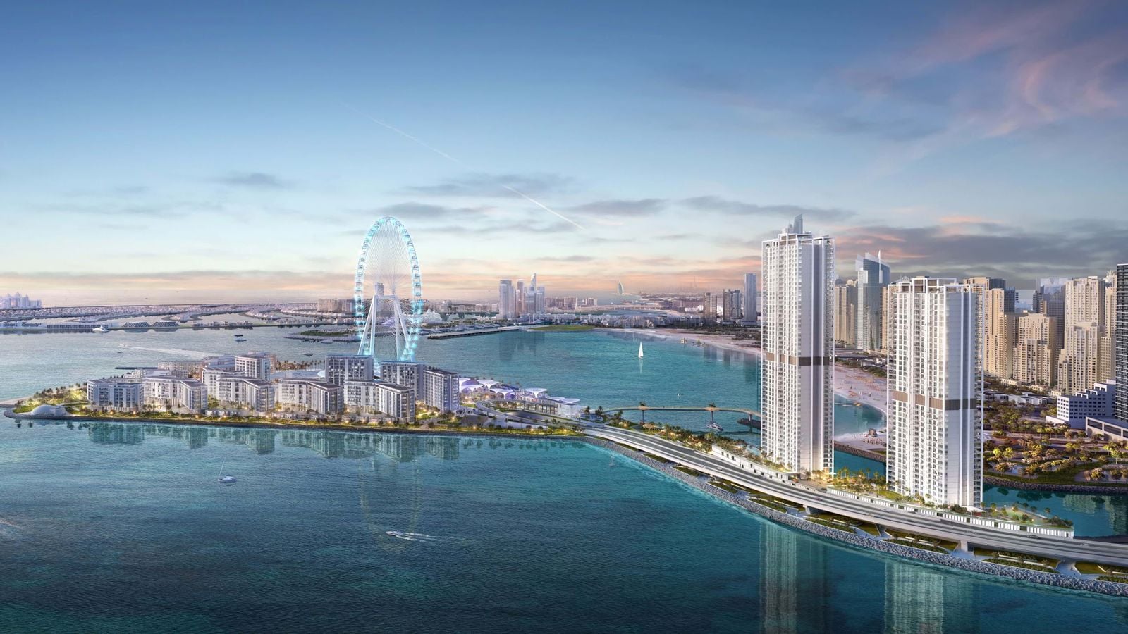 New homes project Bluewaters Bay by Meraas