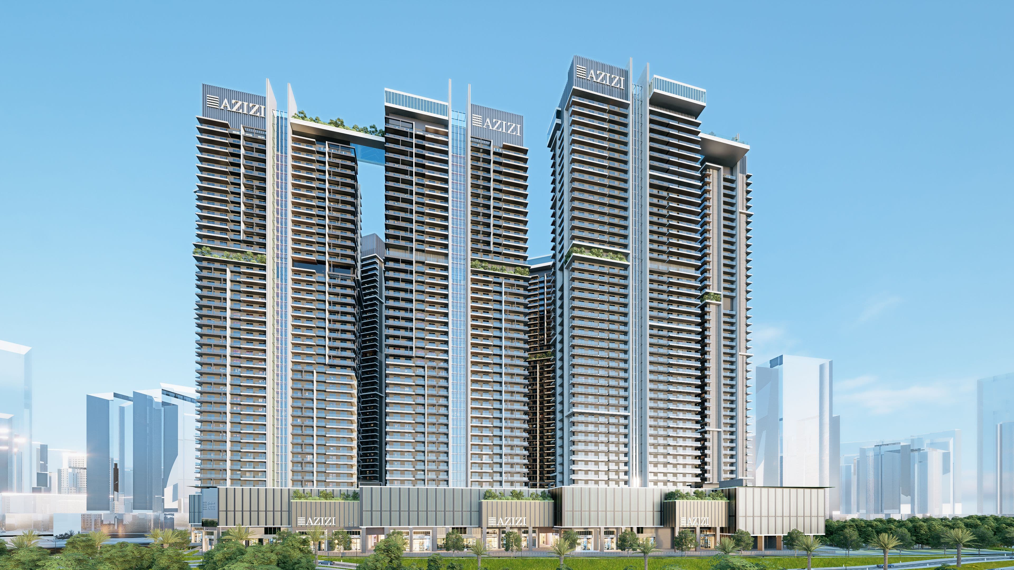 Azizi Milan Heights · Azizi Developments L.L.C Render 4