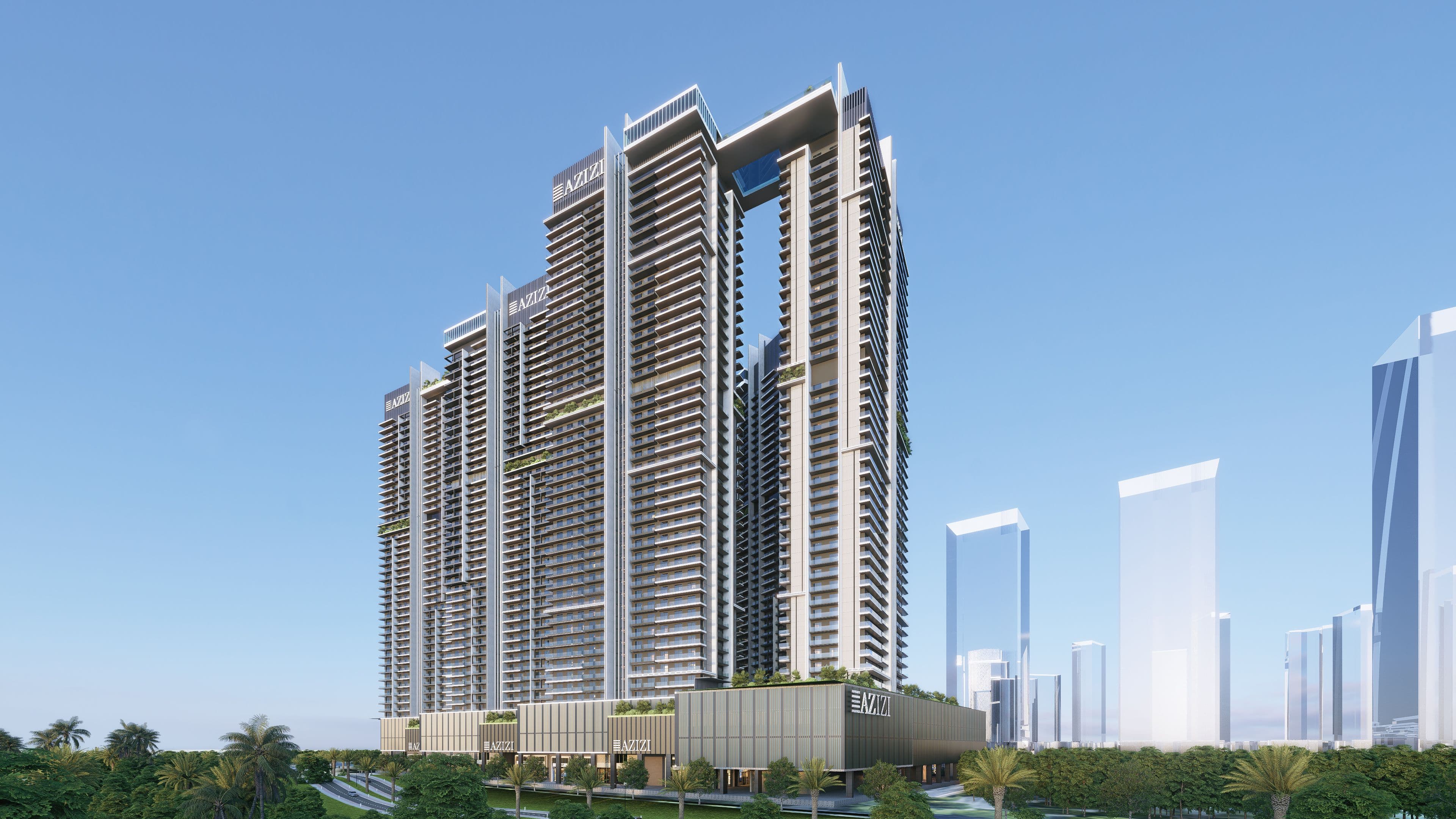 Azizi Milan Heights · Azizi Developments L.L.C Render 1