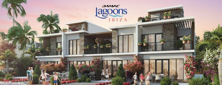 Novogradnja stanovi Ibiza Townhouse, Damac Lagoons