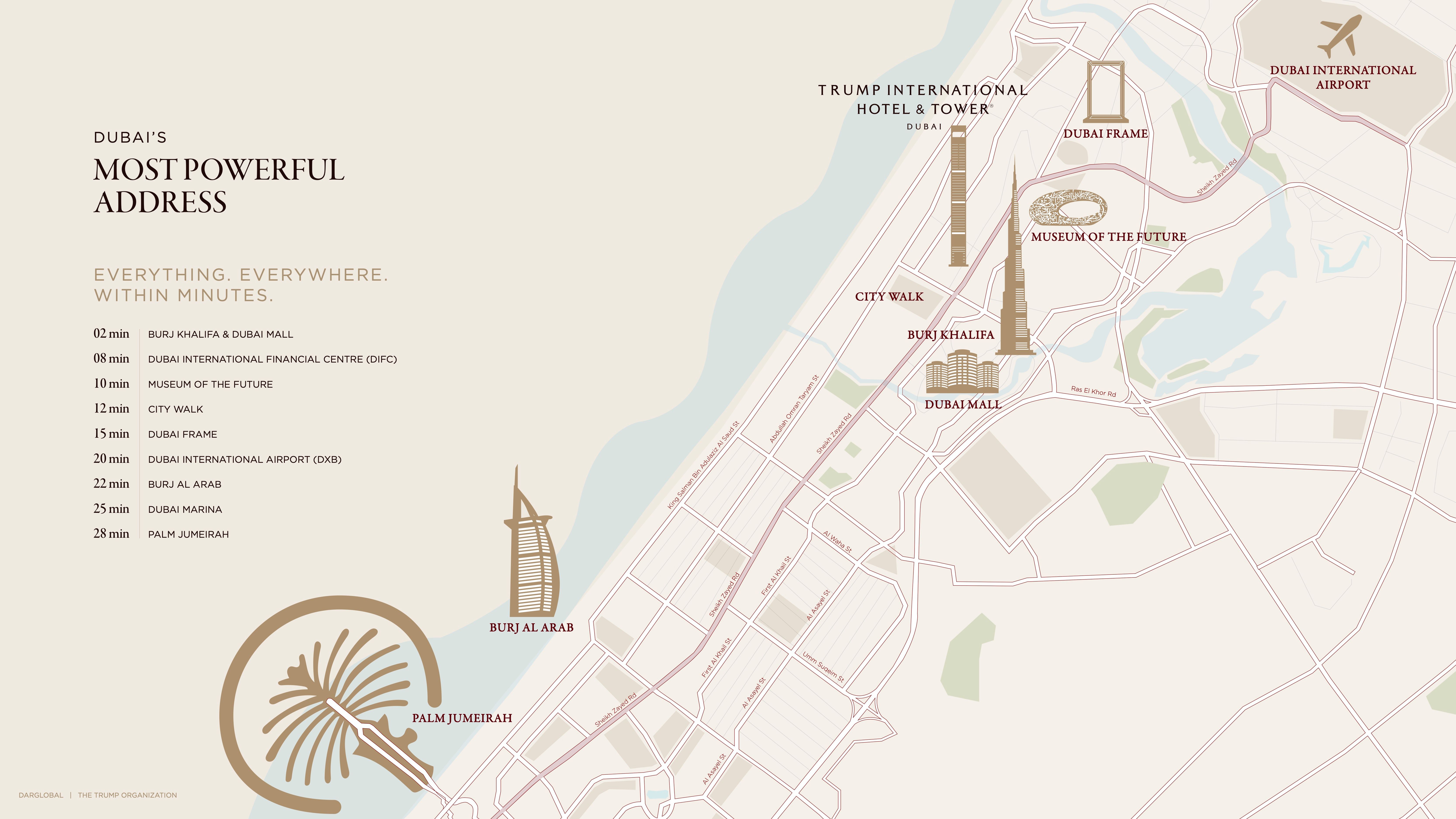 New homes project Trump Tower Dubai
