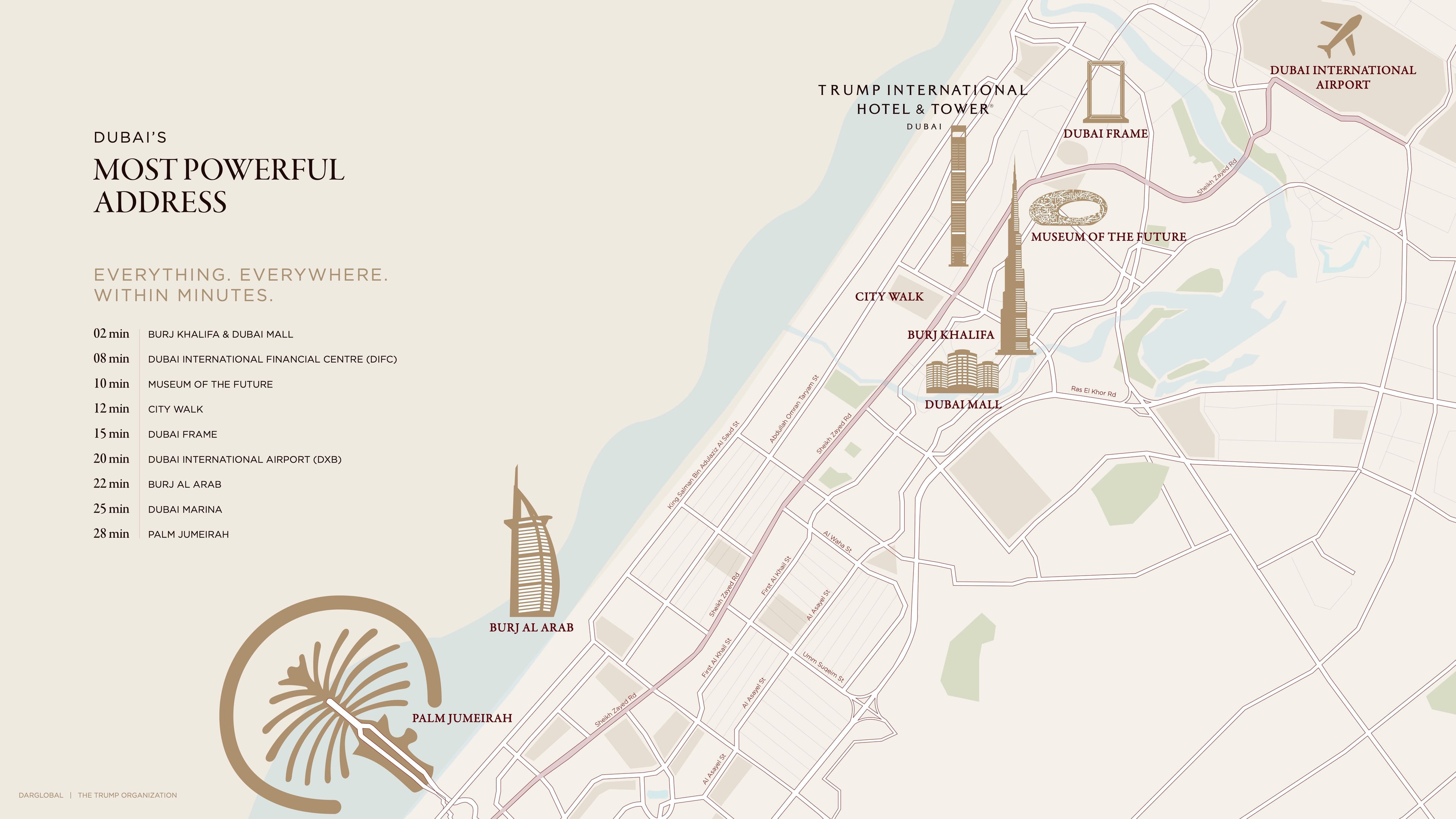 New homes project Trump Tower Dubai