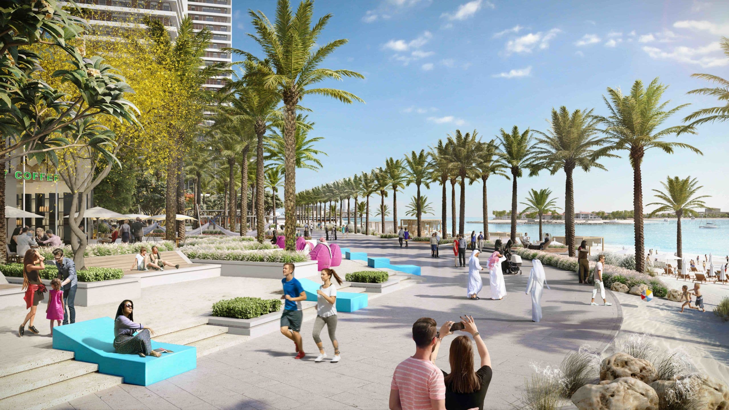 Grand Bleu Tower by Emaar · Emaar Properties Render 4