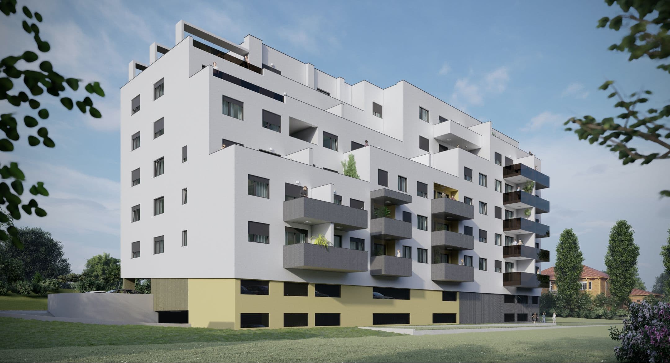 Projekt Ivanečka, Trešnjevka · NOVI KVADRAT d.o.o. Render 1