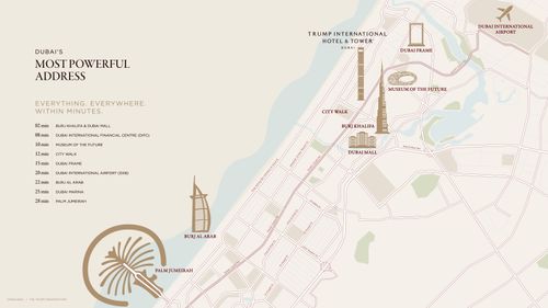 New homes project Trump Tower Dubai